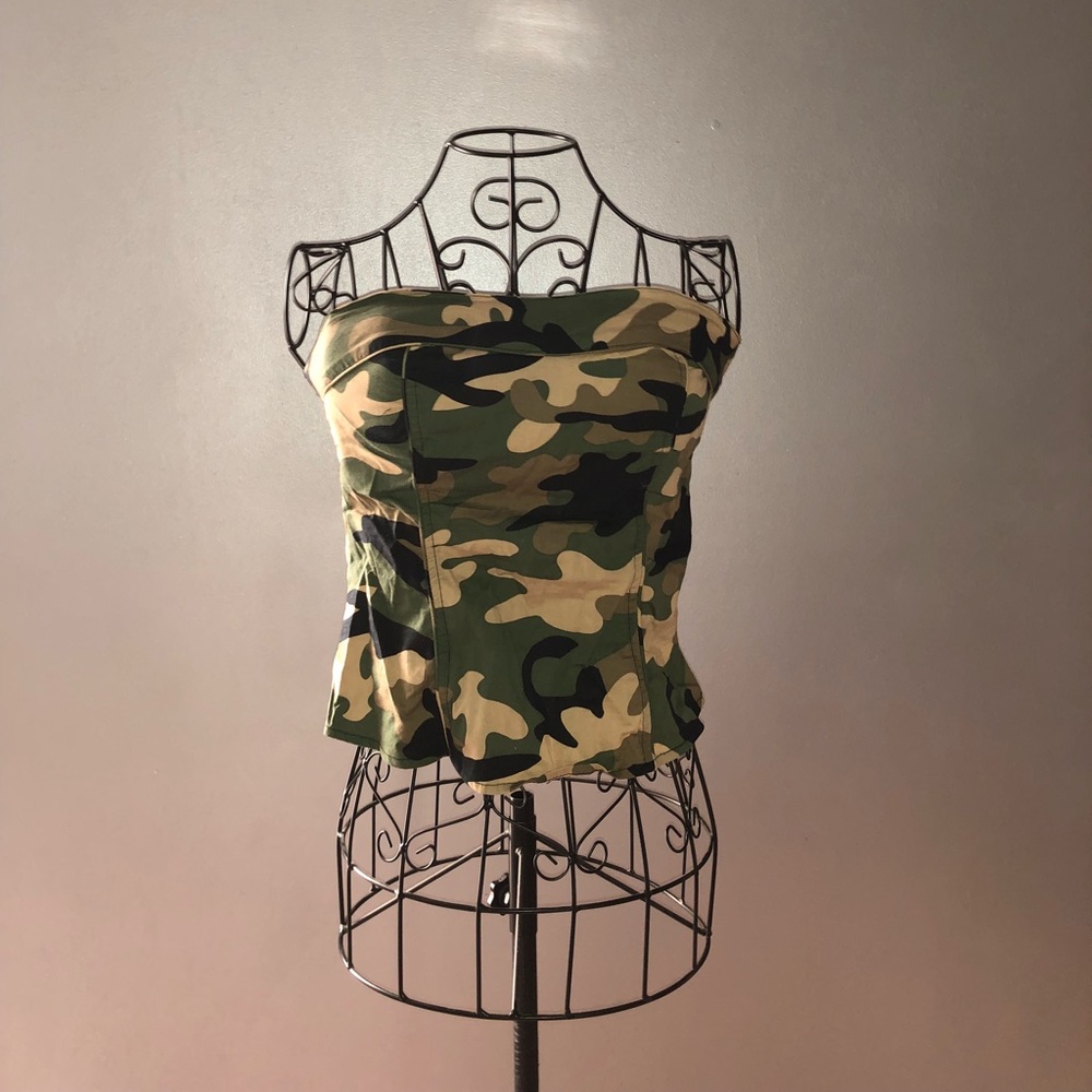 Camo Corsette  By Dollhouse  Really Cute